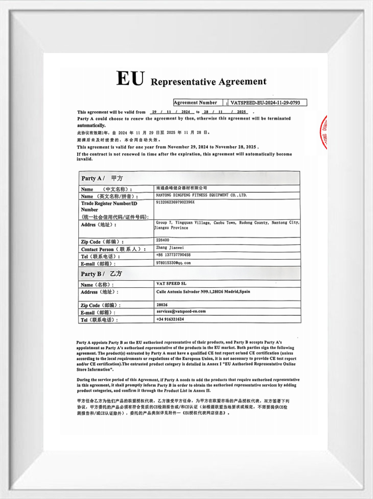Rappresentante autorizzato per l'Europa